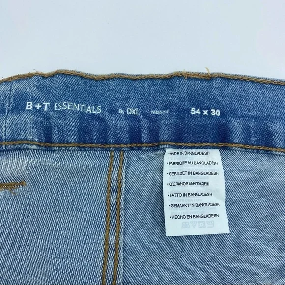 B+T by DXL Men’s Jeans 54 X 30 - Picture 5 of 8